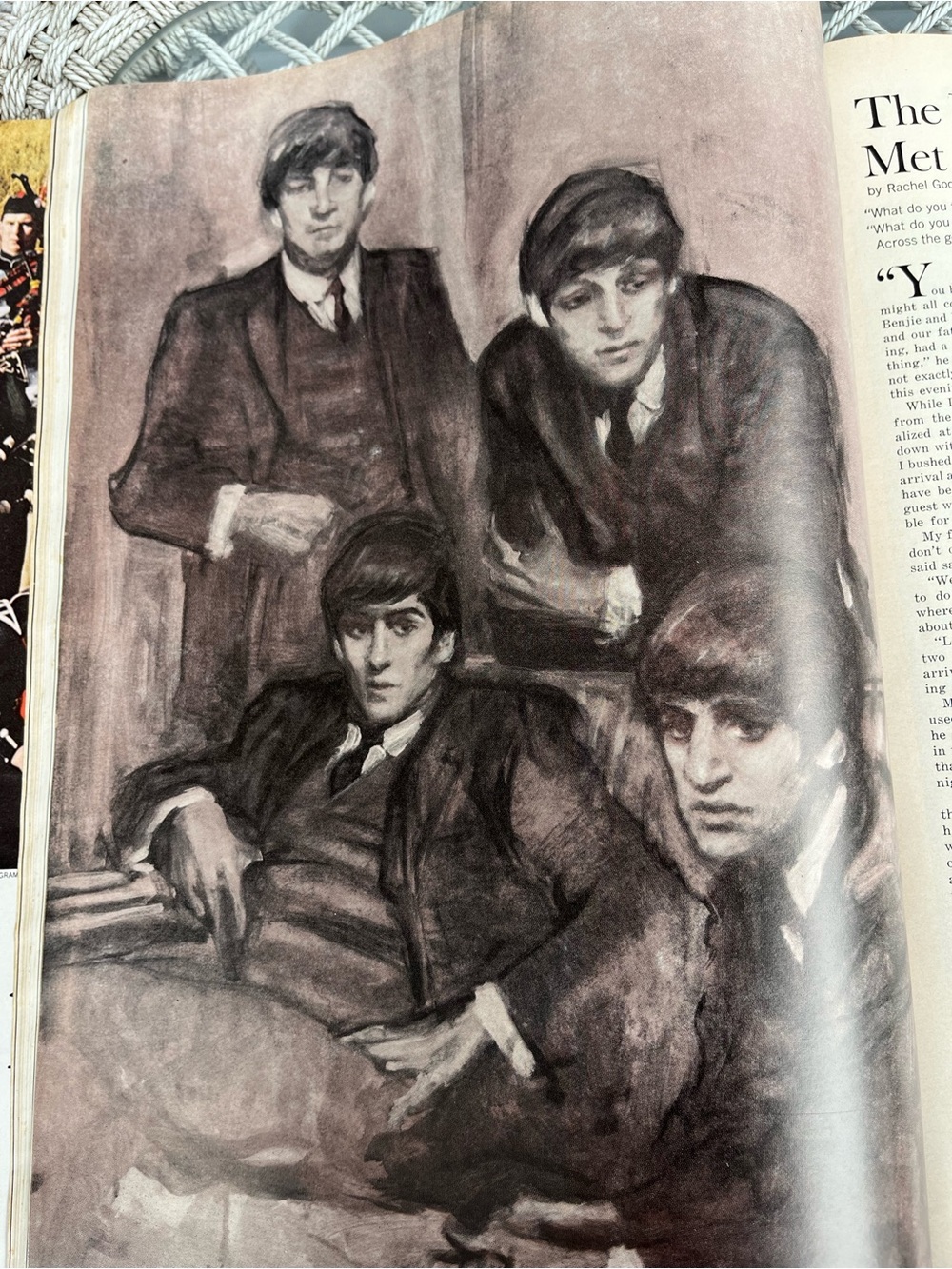 Vtg Esquire July 1965 Beatles Picture And Article Current Lingo Advertisements